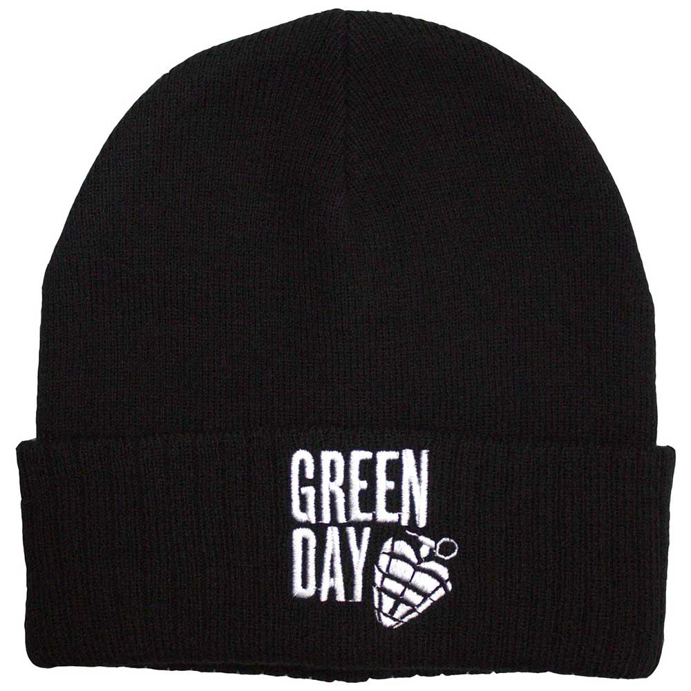 Green Day: Stacked Logo & Grenade Beanie Hat