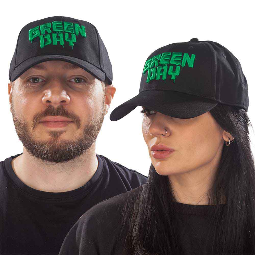 Green Day: Dripping Logo Cap – officielt merchandise