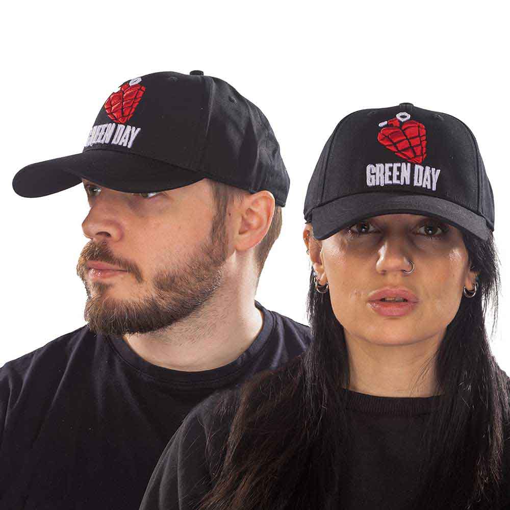 Green Day: Grenade Logo Cap – officielt merchandise