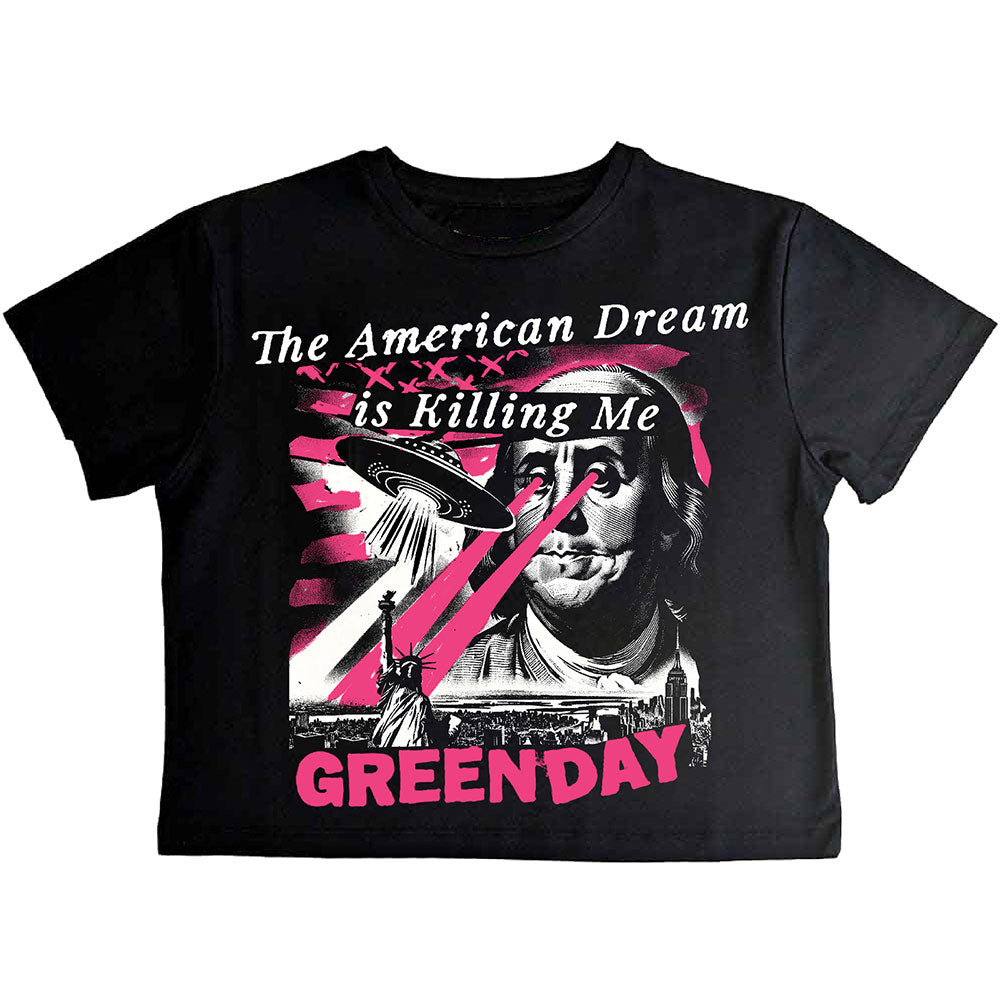 Green Day: American Dream Crop Top (Kvinder)