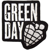 Green Day: Stacked Logo & Grenade Standard Patch