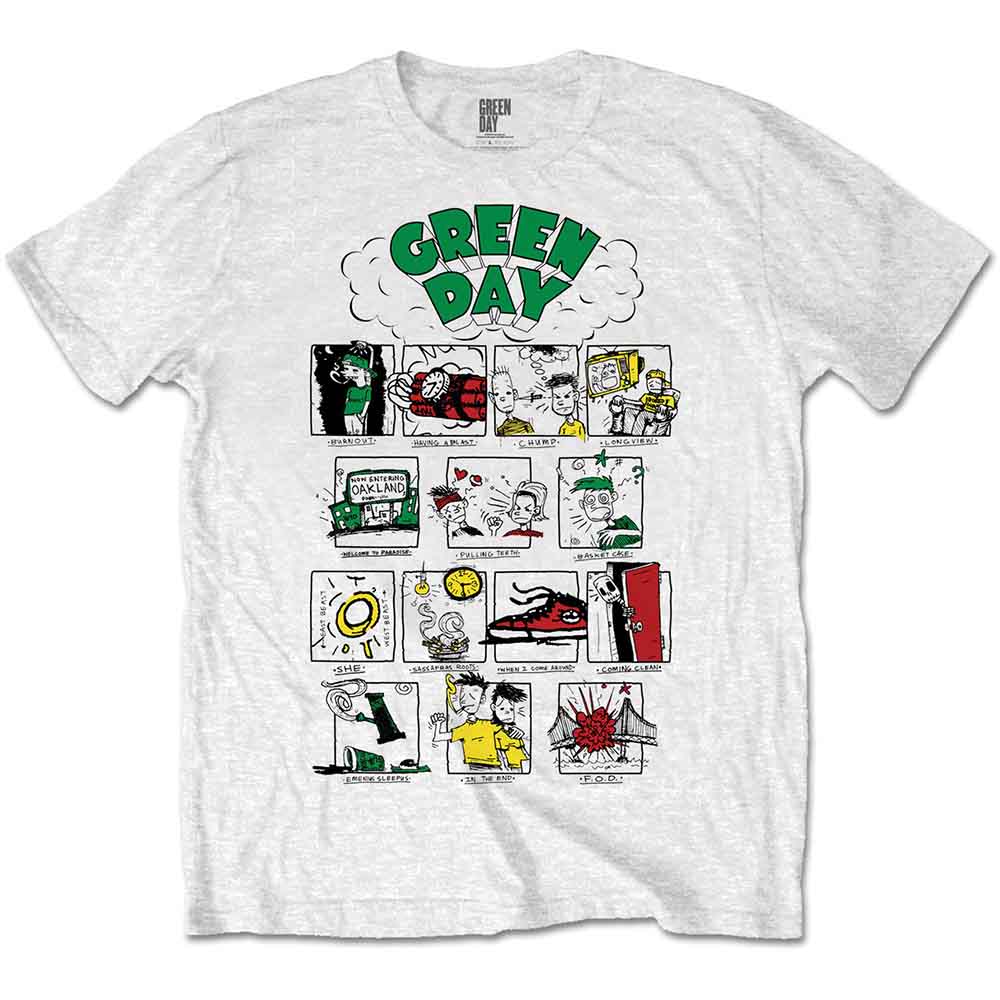 Green Day: Dookie RRHOF T-shirt – officielt merchandise