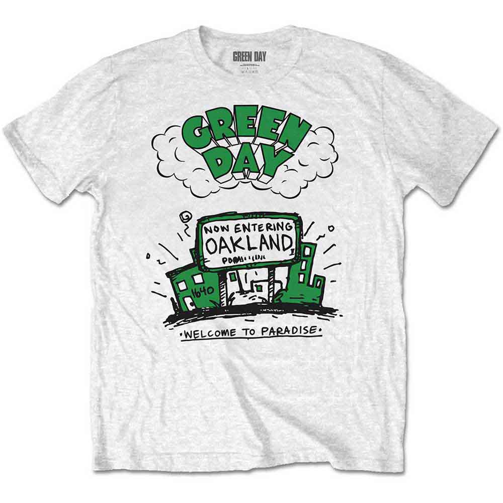Green Day: Welcome to Paradise T-shirt – officielt merchandise