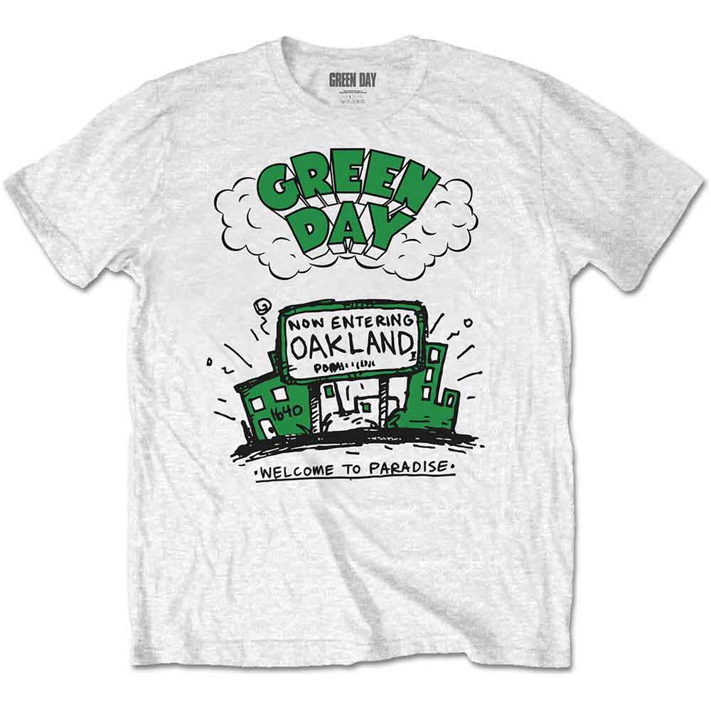 Green Day: Welcome to Paradise T-shirt – officielt merchandise