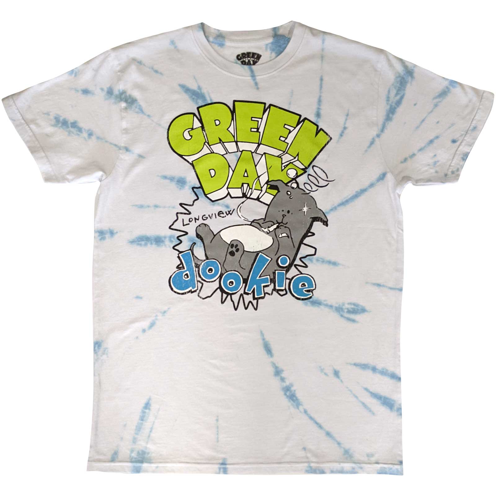 Green Day: Dookie Longview (Wash Collection) T-shirt – officielt merchandise