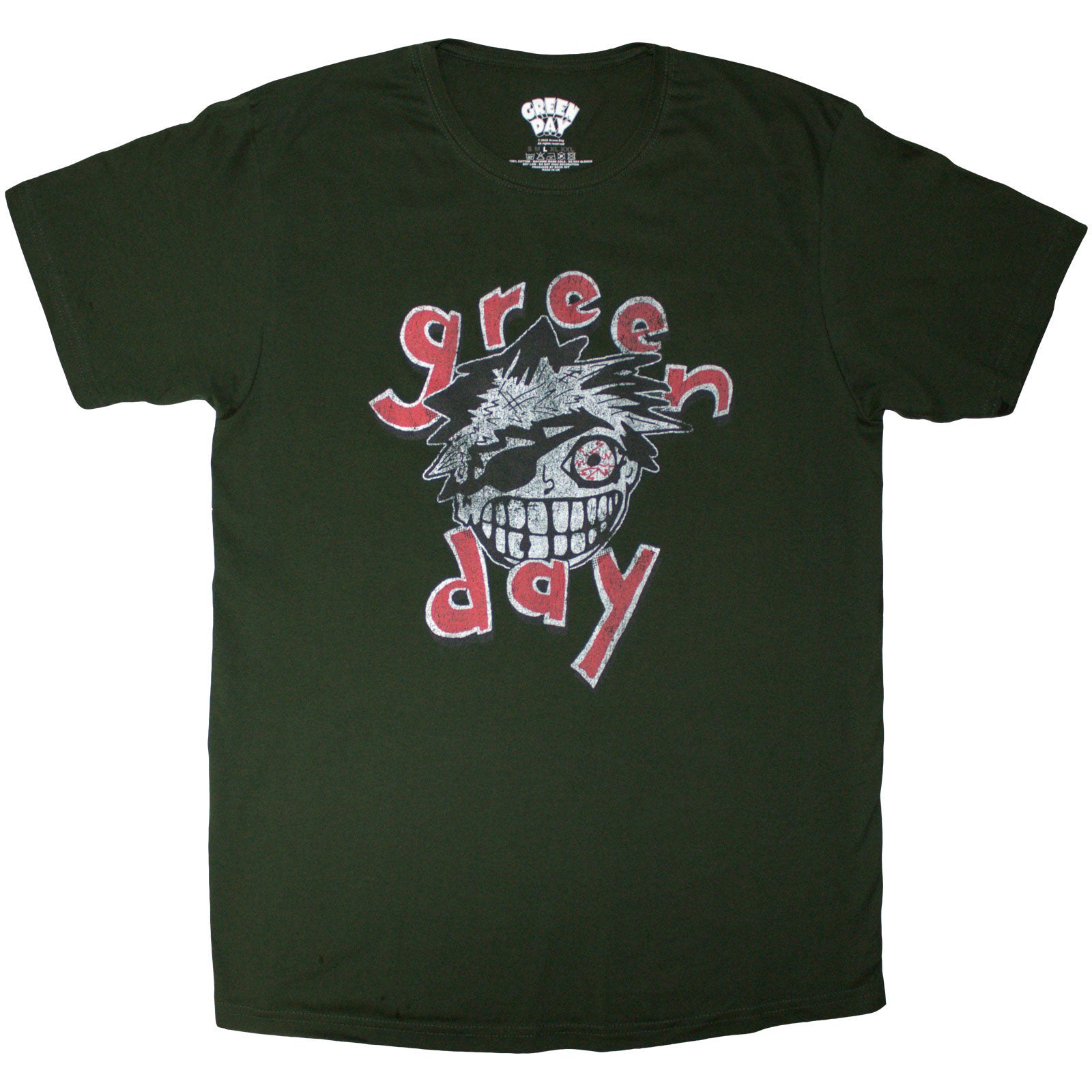 Green Day: Eye Patch T-Shirt