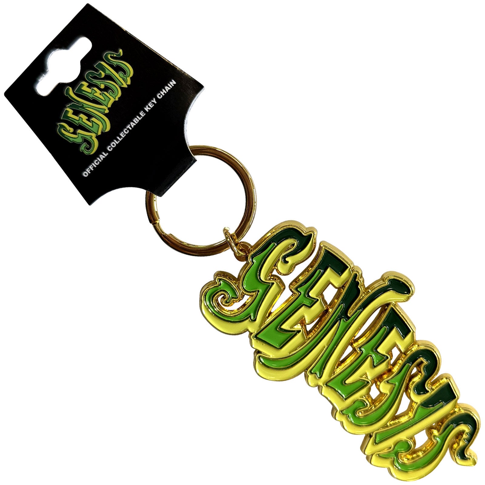 Genesis: Green Classic Logo Keychain