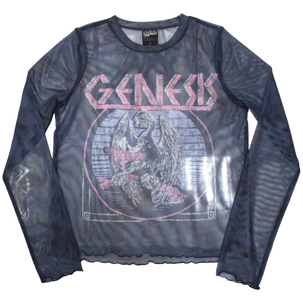 Genesis: Bird Hand Long Sleeve Crop Top (Kvinder) (Mesh)