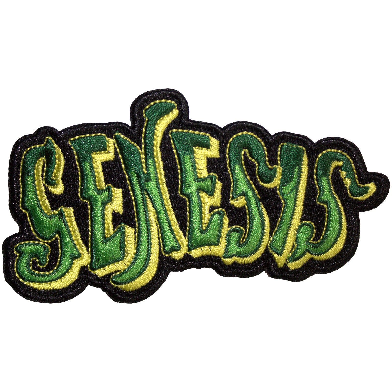 Genesis: Classic Logo Cut-Out Green Standard Patch