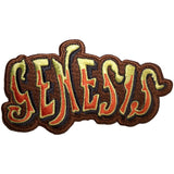 Genesis: Classic Logo Cut-Out Orange Standard Patch