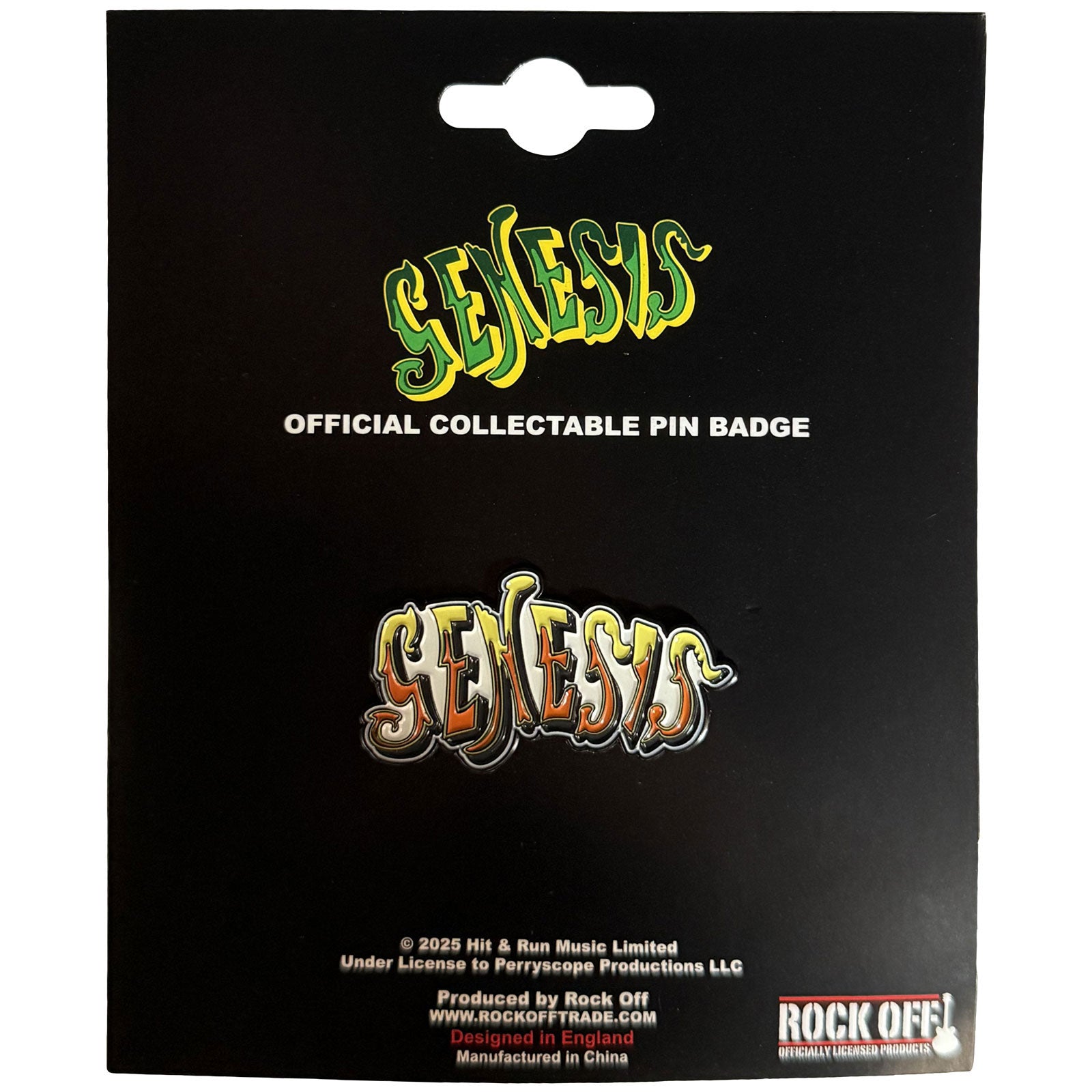 Genesis: Orange Classic Logo Pin Badge