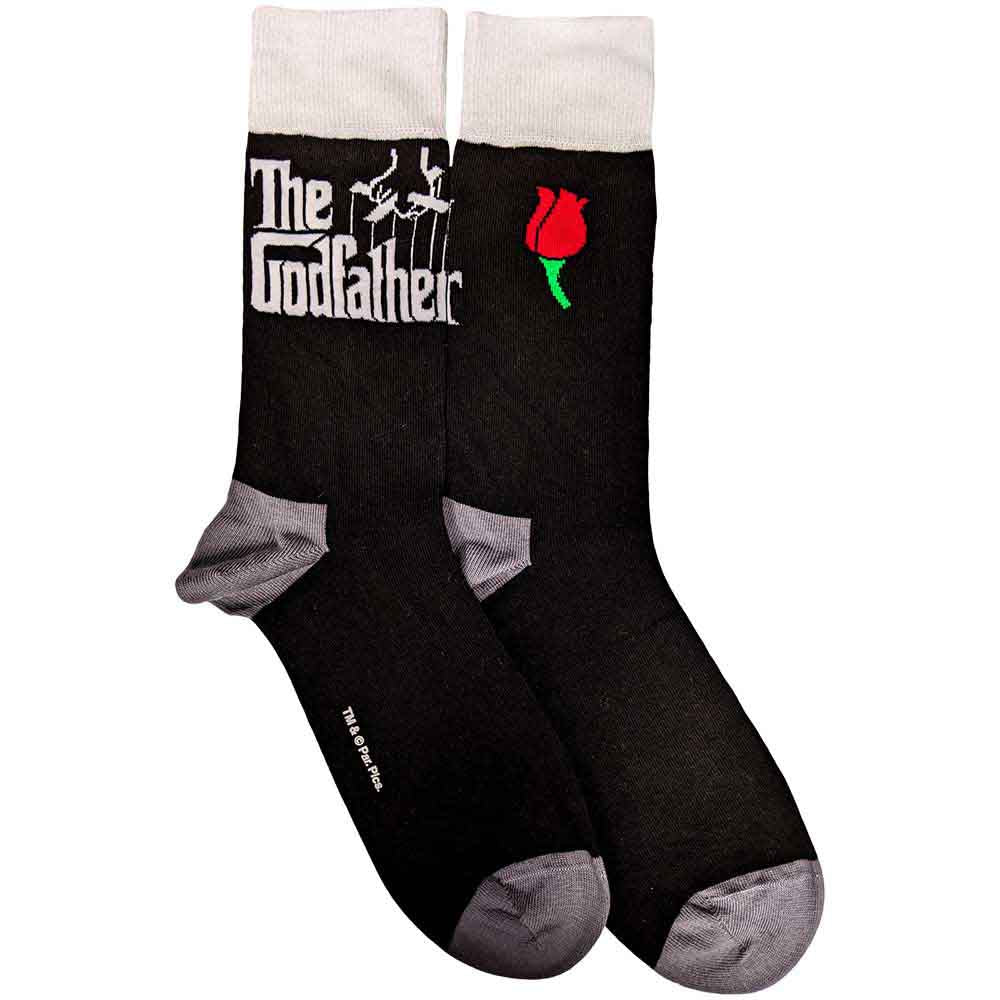 The Godfather: Logo White (UK Size 7 - 11) Strømper – officielt merchandise