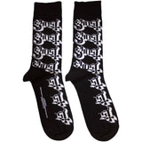 Ghost: Logo Pattern (UK Size 4 - 7) Strømper – officielt merchandise