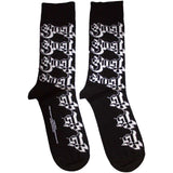 Ghost: Logo Pattern Ankle Socks