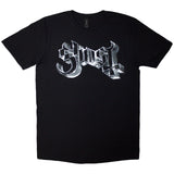 Ghost: Chrome Logo T-shirt – officielt merchandise
