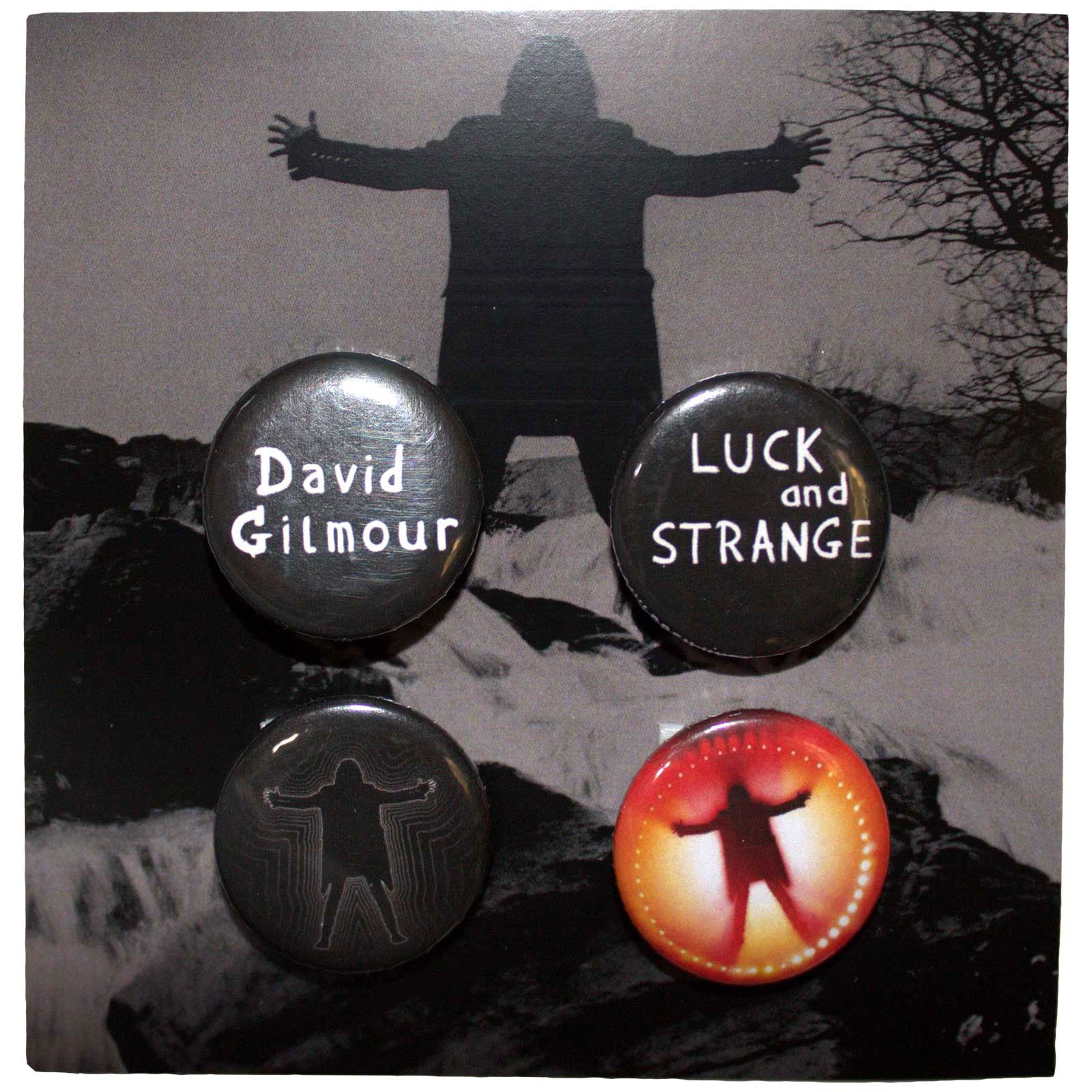 David Gilmour: Luck & Strange Pin Badge Set