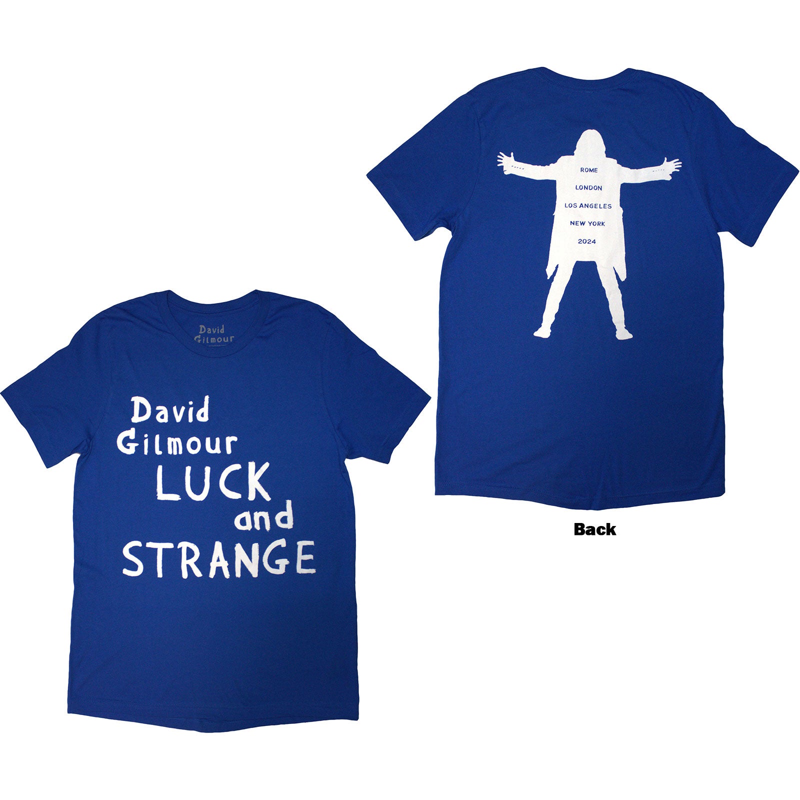 David Gilmour: Luck & Strange Logo T-Shirt