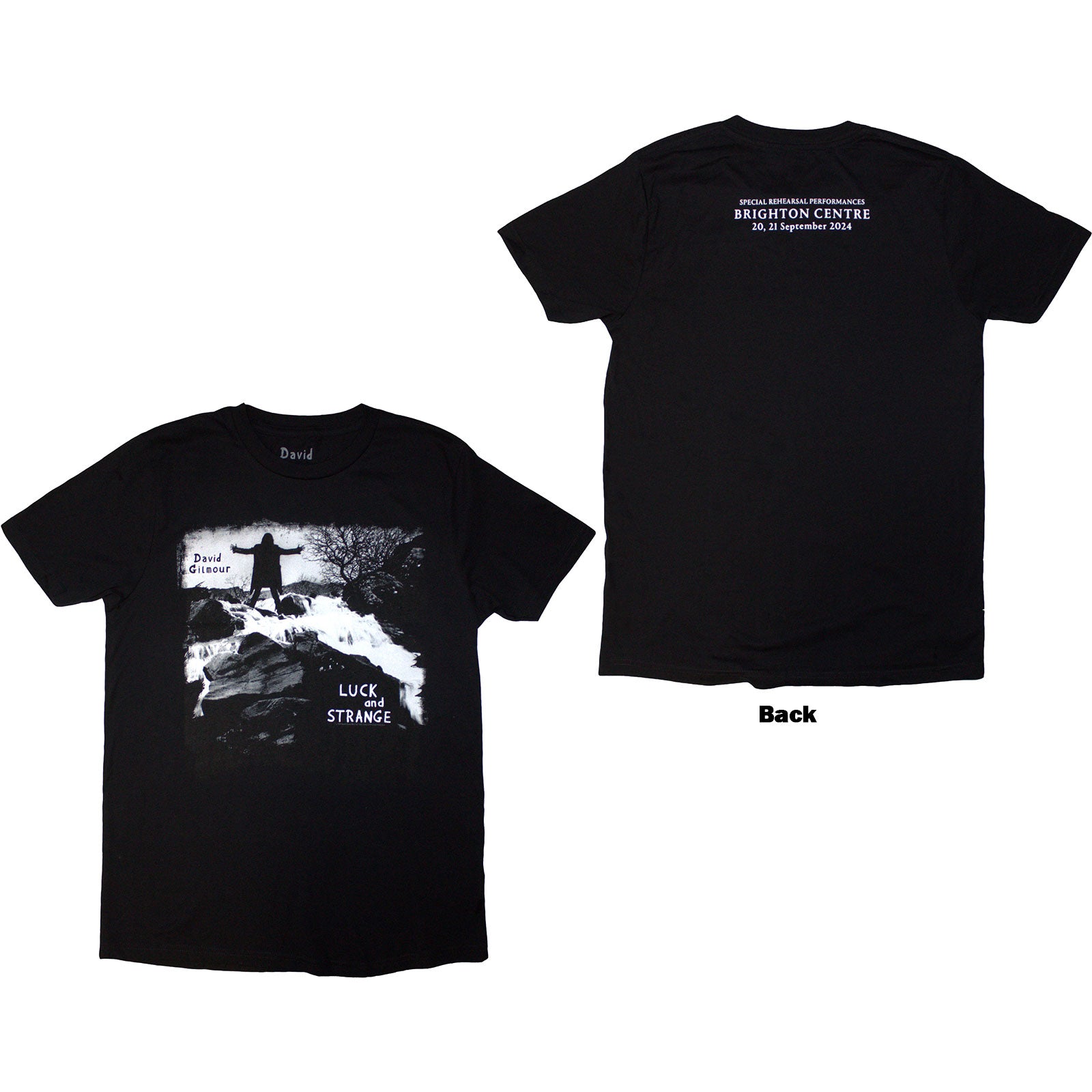 David Gilmour: Luck & Strange Album Brighton T-Shirt