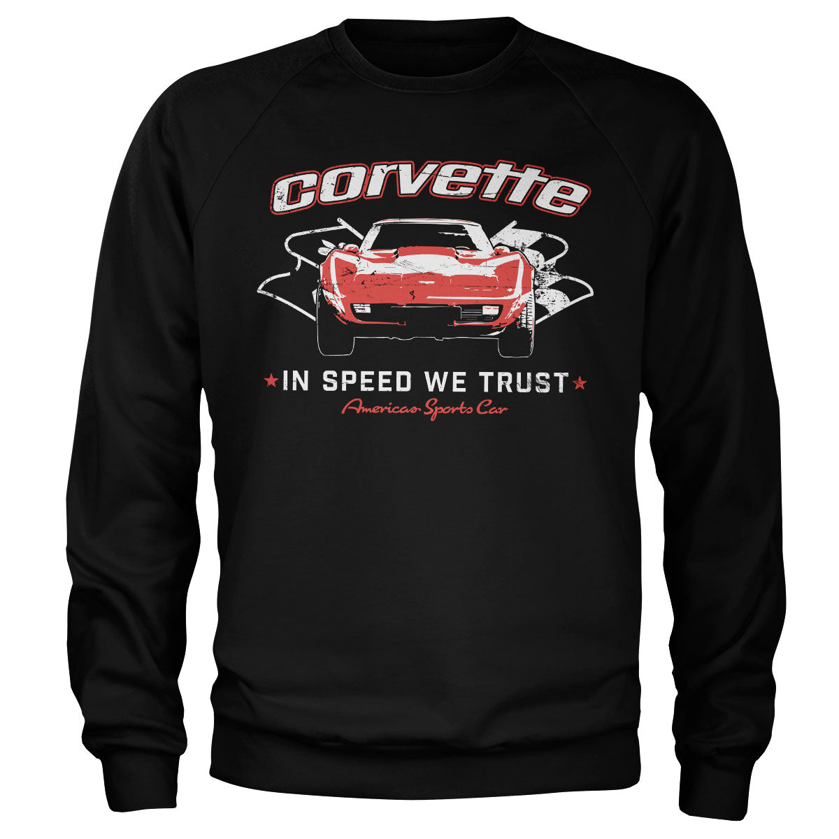 Corvette - In Speed We Trust Sweatshirt Sweatshirt fra Corvette