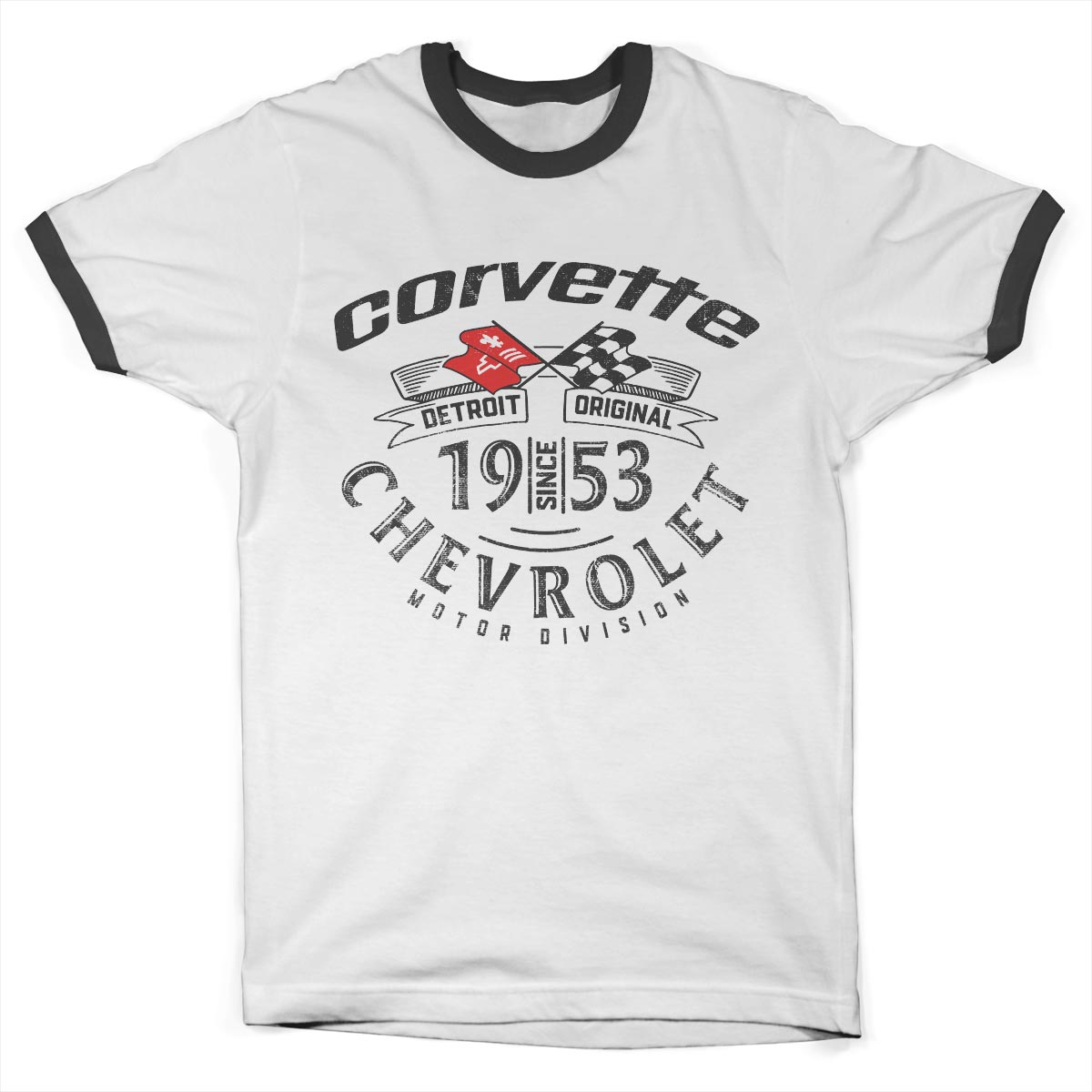 Corvette Detroit Original Ringer Tee Ringer Tee fra Corvette