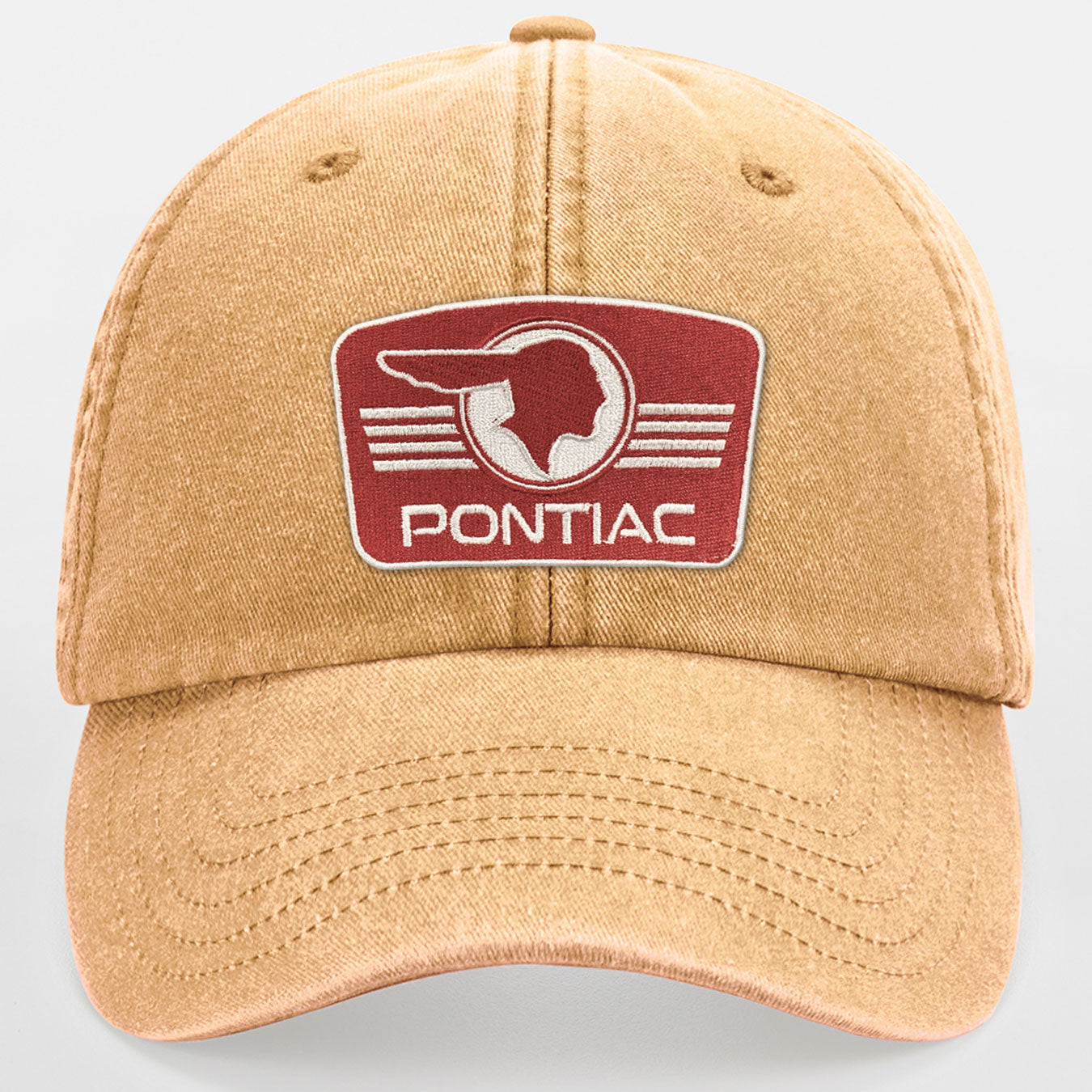 Pontiac Retro Logo Patch Vintage Low Profile Cap