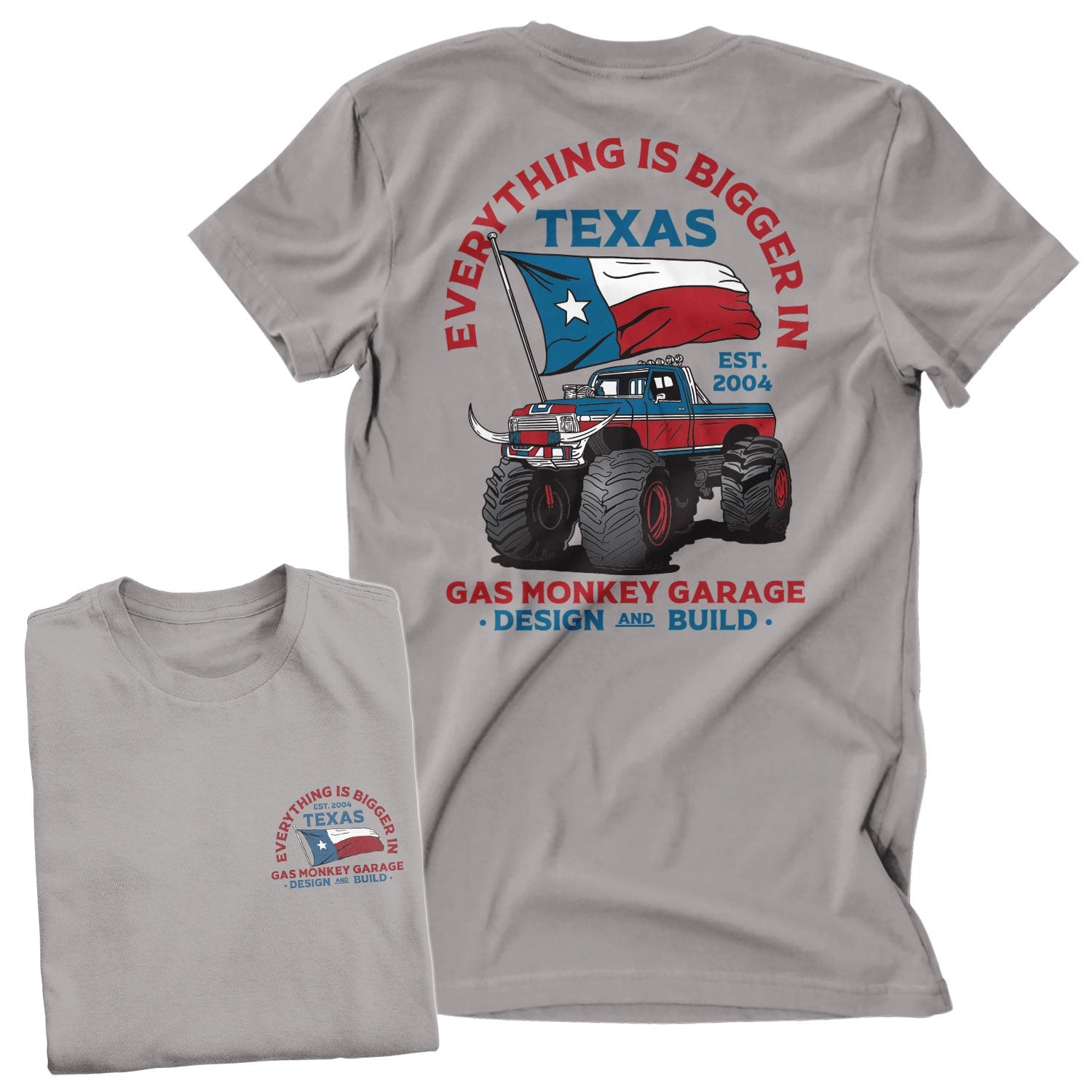 Everything Is Bigger In Texas T-Shirt T-Shirt fra Gas Monkey Garage