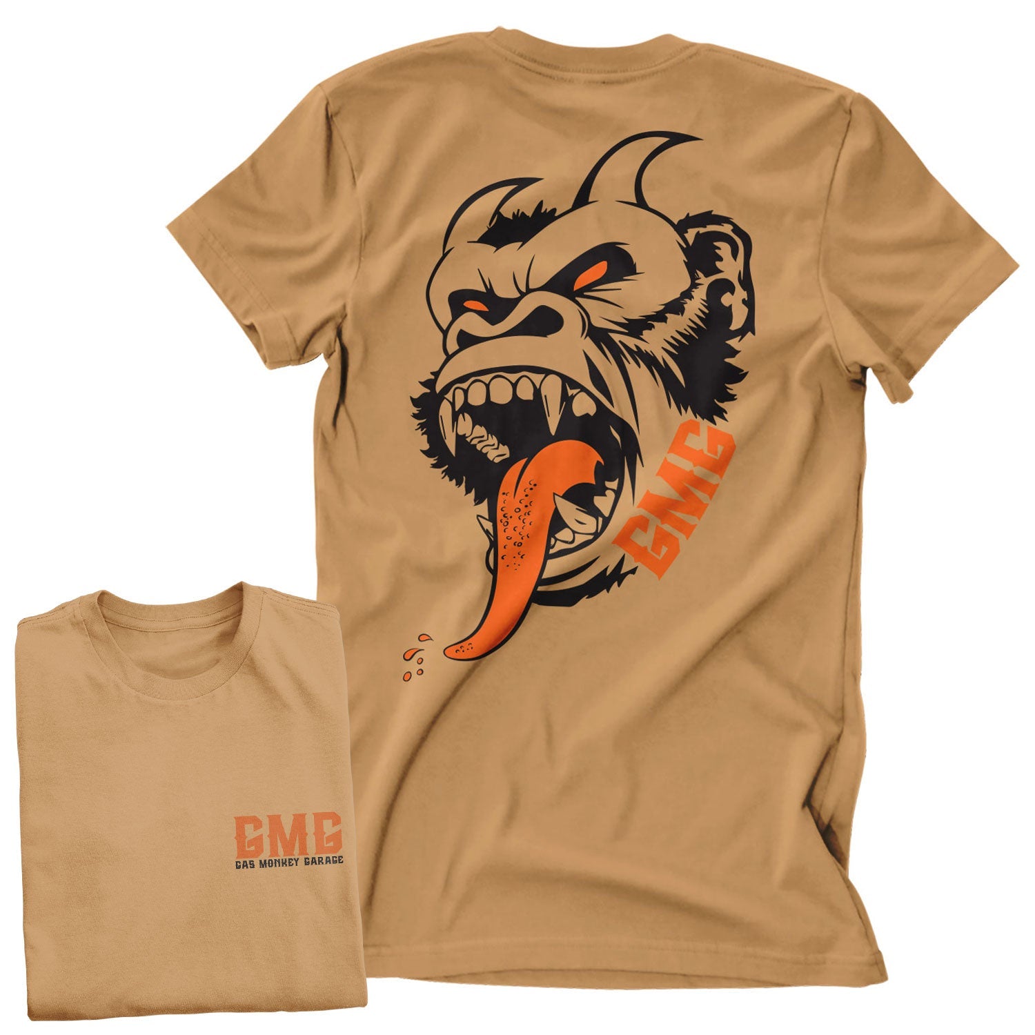 Deamon Monkey T-Shirt T-Shirt fra Gas Monkey Garage