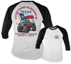 Everything Is Bigger In Texas Baseball Long Sleeve Tee Baseball Long Sleeve Tee fra Gas Monkey Garage
