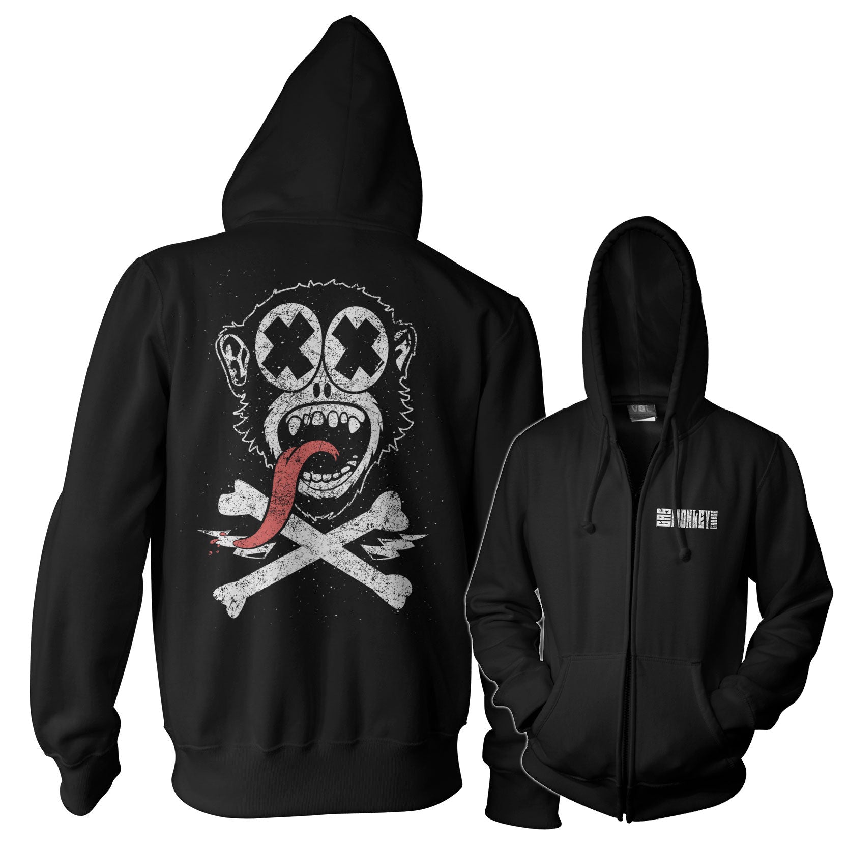 GMG Knockout Zipped Hoodie Zipped Hoodie fra Gas Monkey Garage