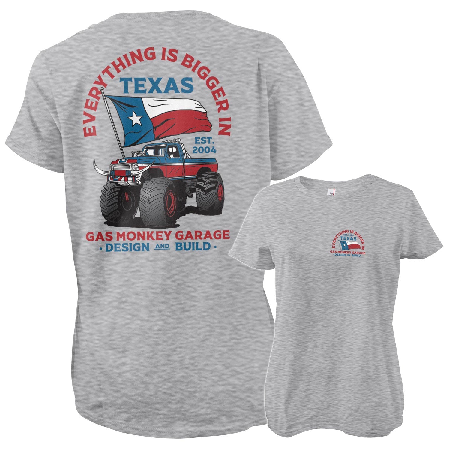 Everything Is Bigger In Texas Girly Tee Girly Tee fra Gas Monkey Garage
