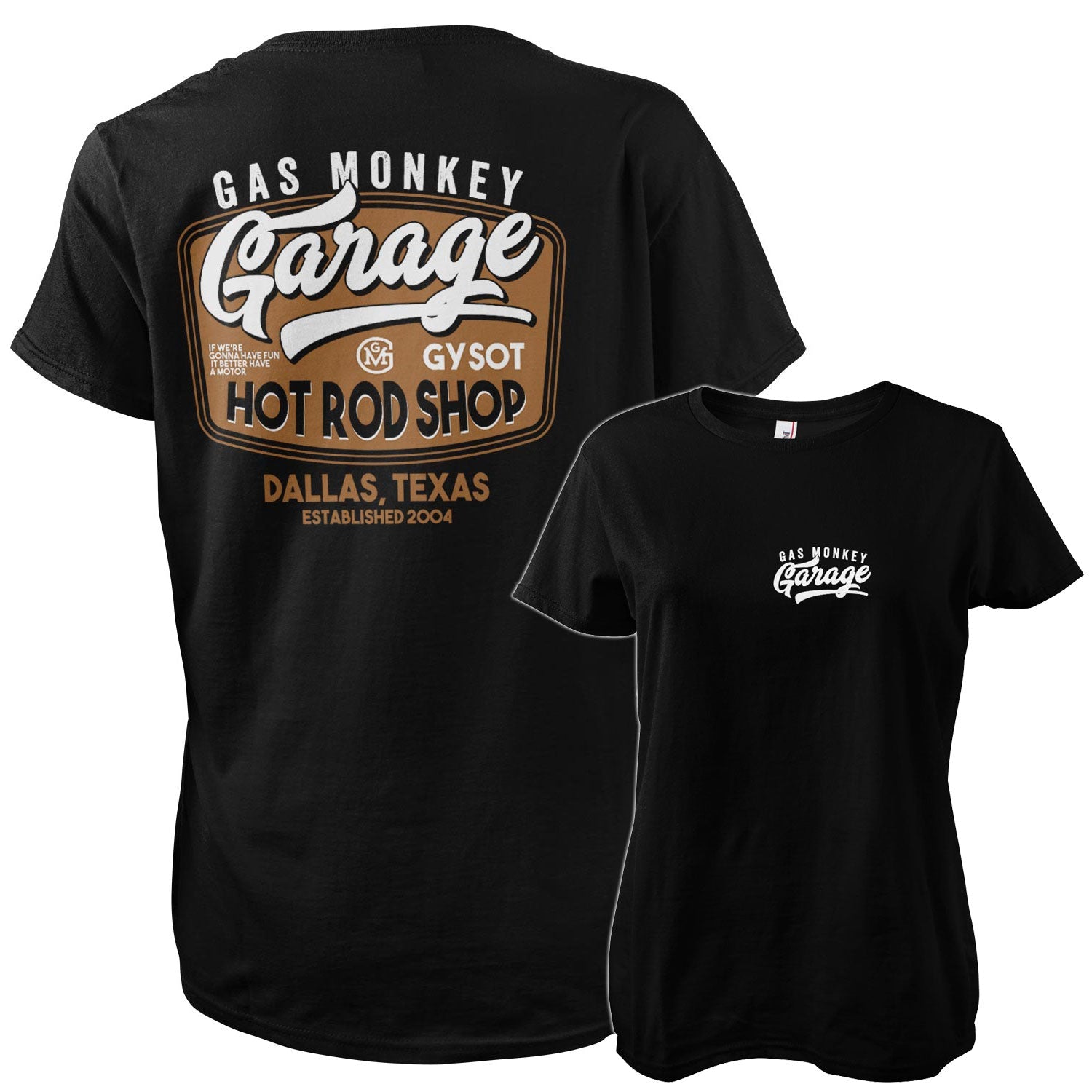 GMG Rusty Hot Rod Girly Tee Girly Tee fra Gas Monkey Garage