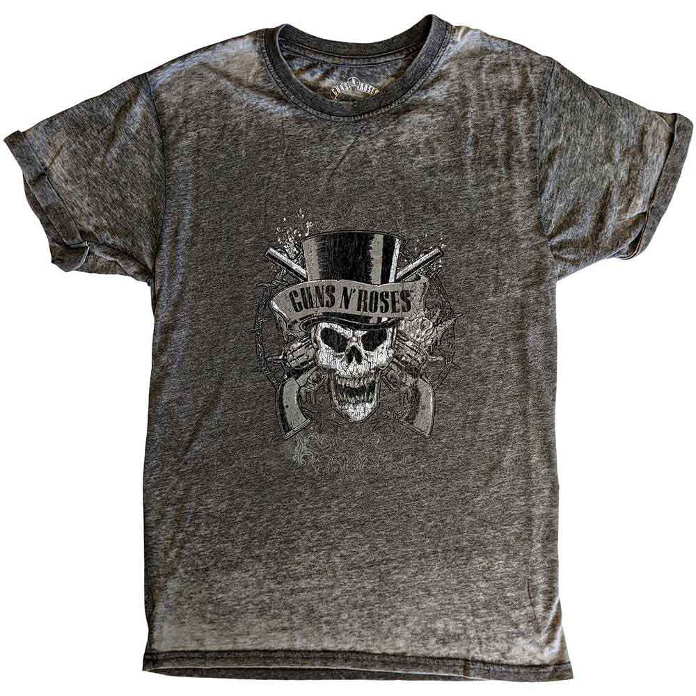 Guns N' Roses: Faded Skull T-shirt – officielt merchandise
