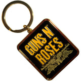Guns N' Roses: Stacked Black Keychain