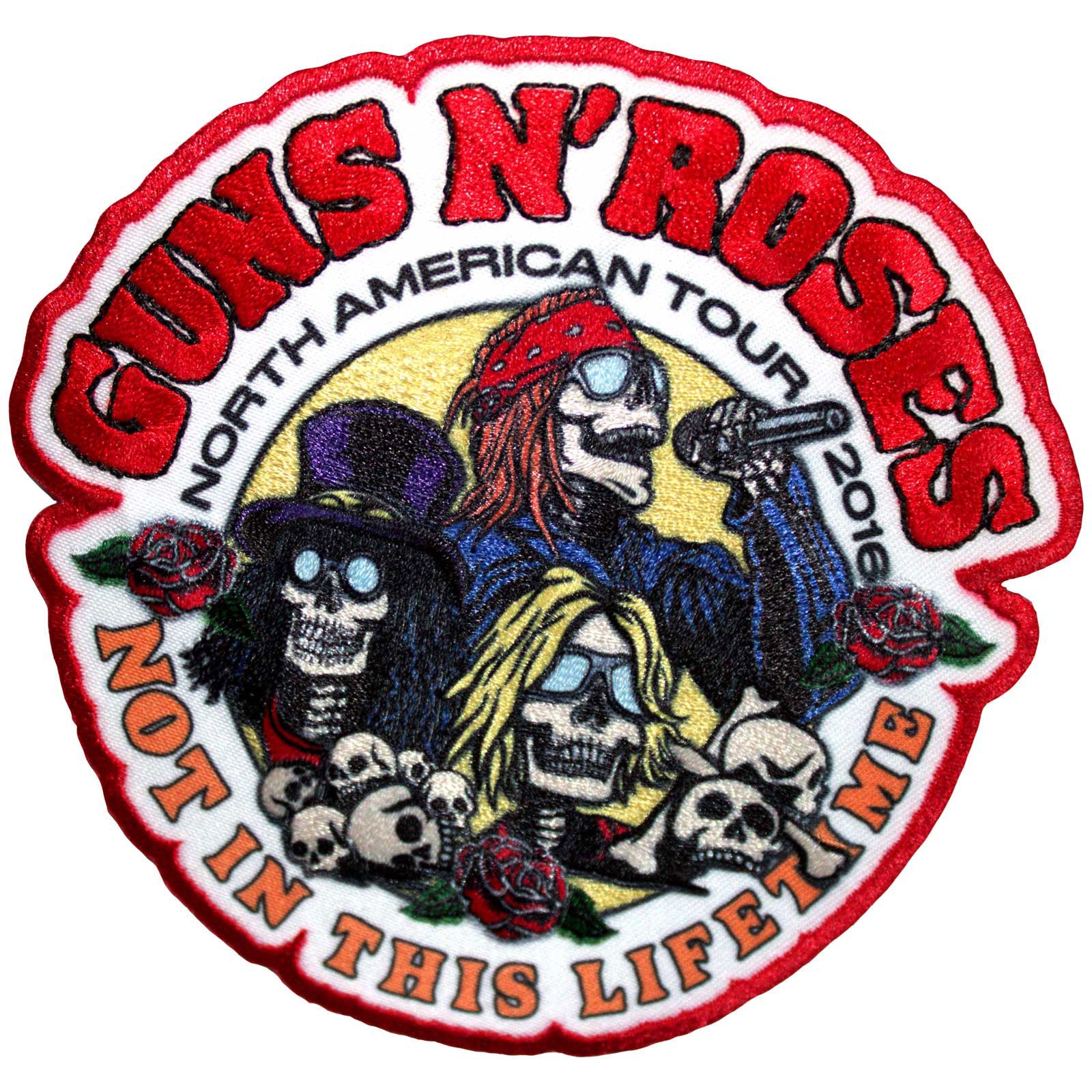 Guns N' Roses: Not In This Lifetime NA Tour '16 Patch – officielt merchandise
