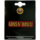 Guns N' Roses: Text Logo Pin badge – officielt merchandise