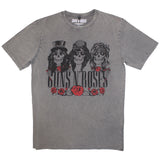 Guns N' Roses: Hell Group Stone Wash T-Shirt (Wash)