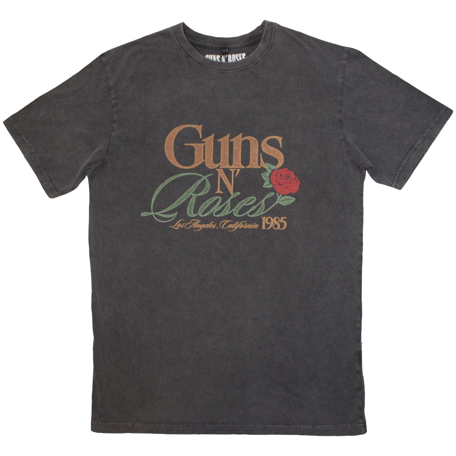 Guns N' Roses: California 1985 Stone Wash T-Shirt (Wash)