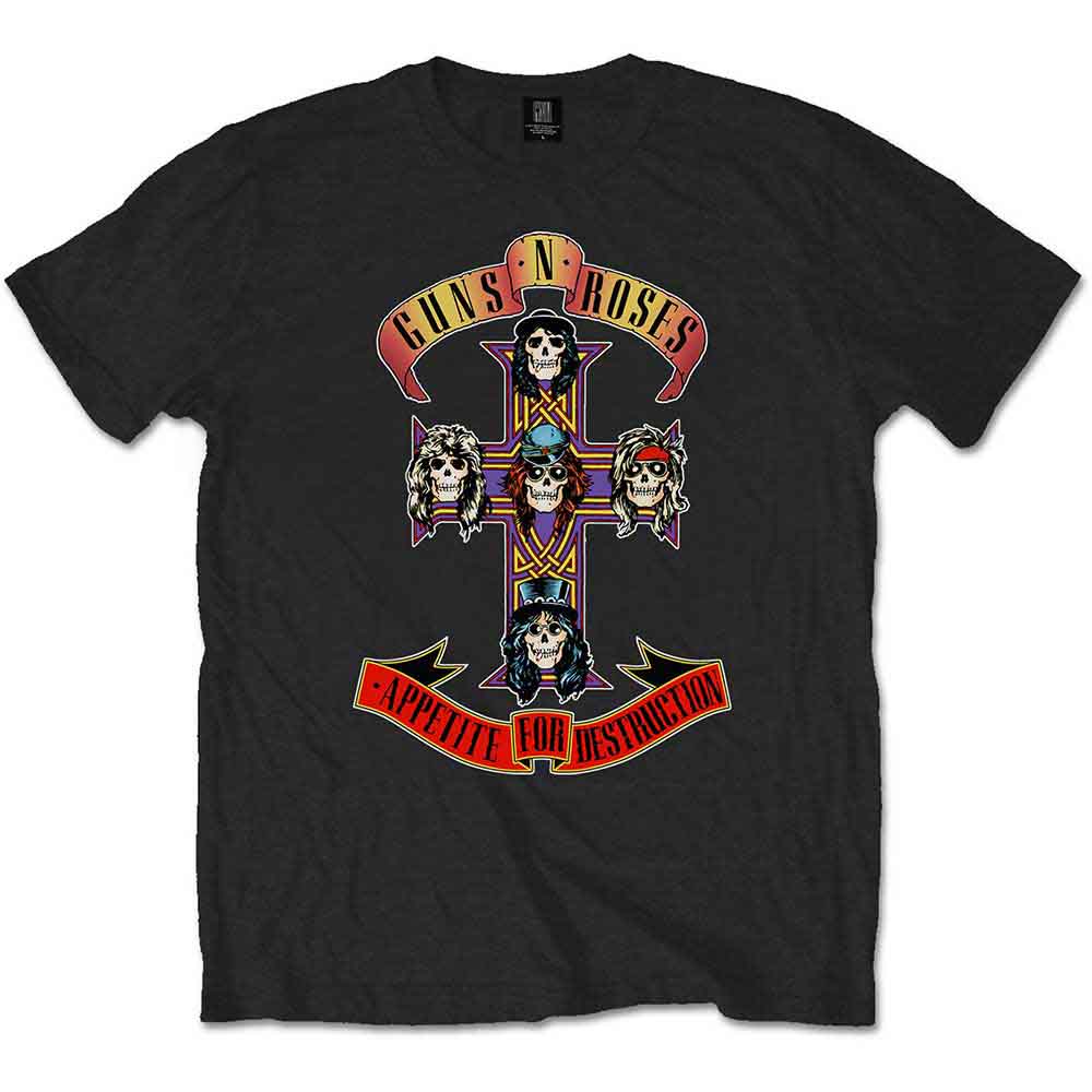 Guns N' Roses: Appetite for Destruction T-shirt – officielt merchandise