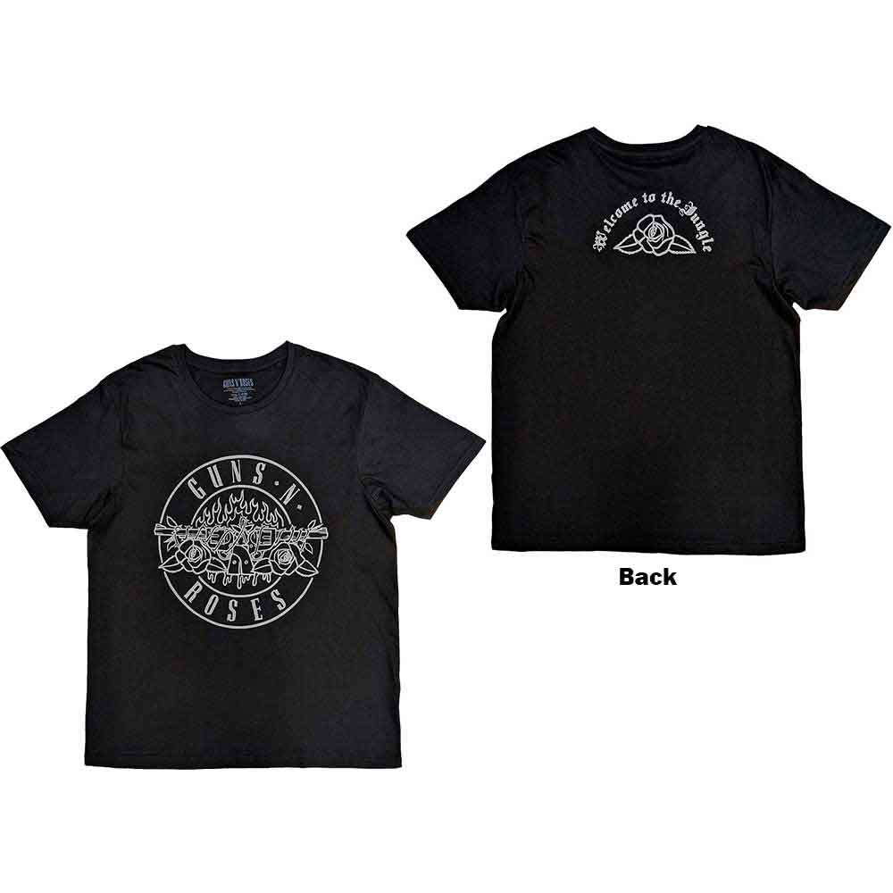 Guns N' Roses: Classic Bullet Mono T-shirt – officielt merchandise