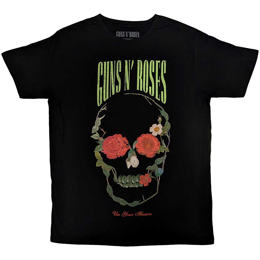 Guns N' Roses: Rose Skull T-Shirt