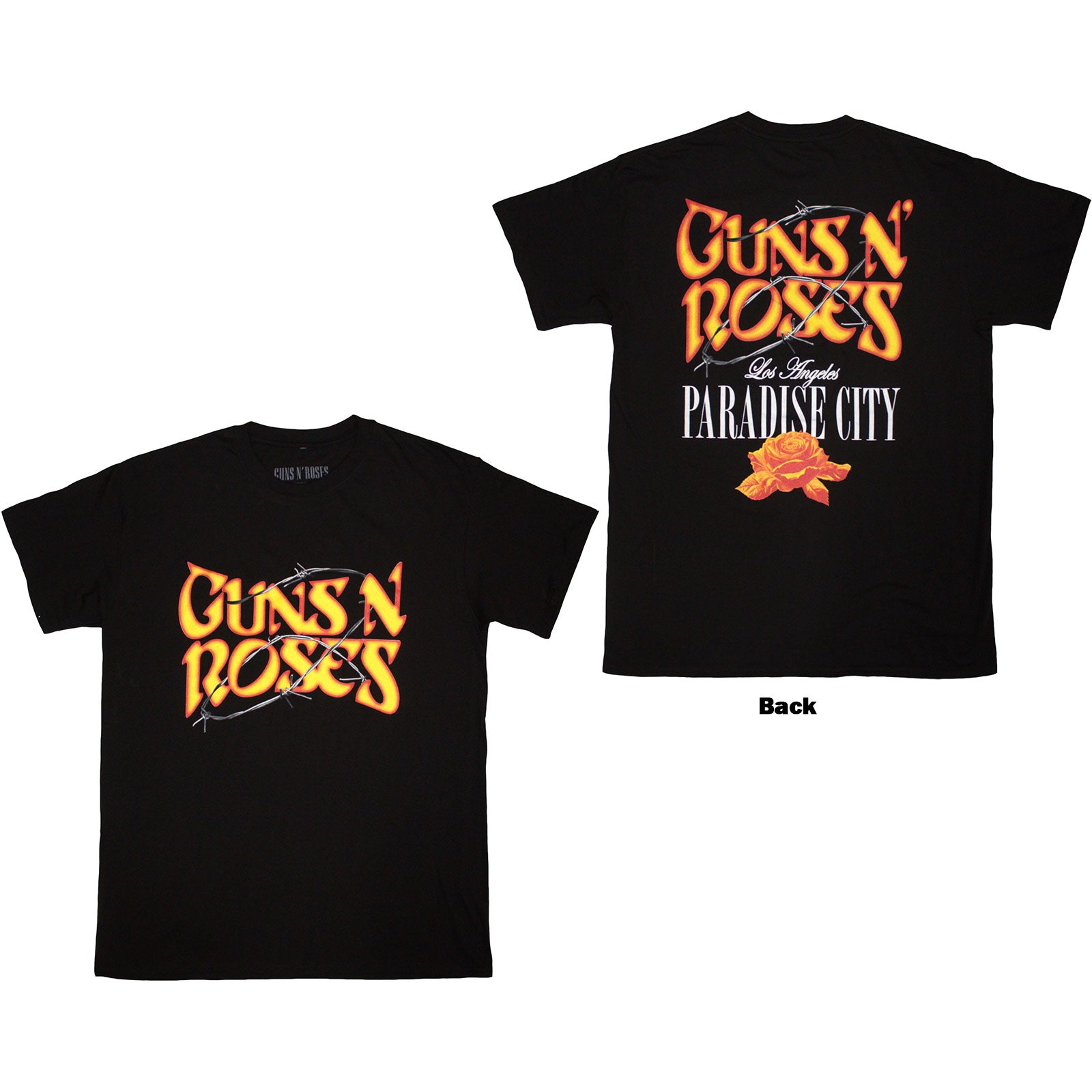 Guns N' Roses: Paradise City T-Shirt (Back Print)