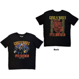 Guns N' Roses: Skeleton 1987 Tour T-shirt – officielt merchandise