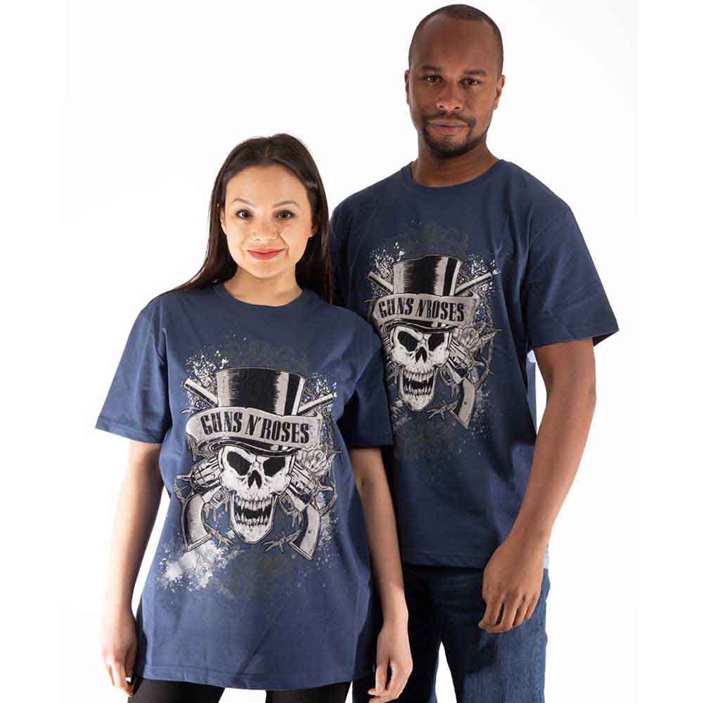 Guns N' Roses: Faded Skull T-shirt – officielt merchandise