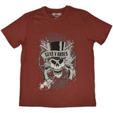 Guns N' Roses: Faded Skull T-shirt – officielt merchandise