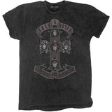Guns N' Roses: Monochrome Cross (Wash Collection) T-shirt – officielt merchandise