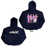 Gorillaz: Cracker Island (Navy Blue) Hoodie – officielt merchandise