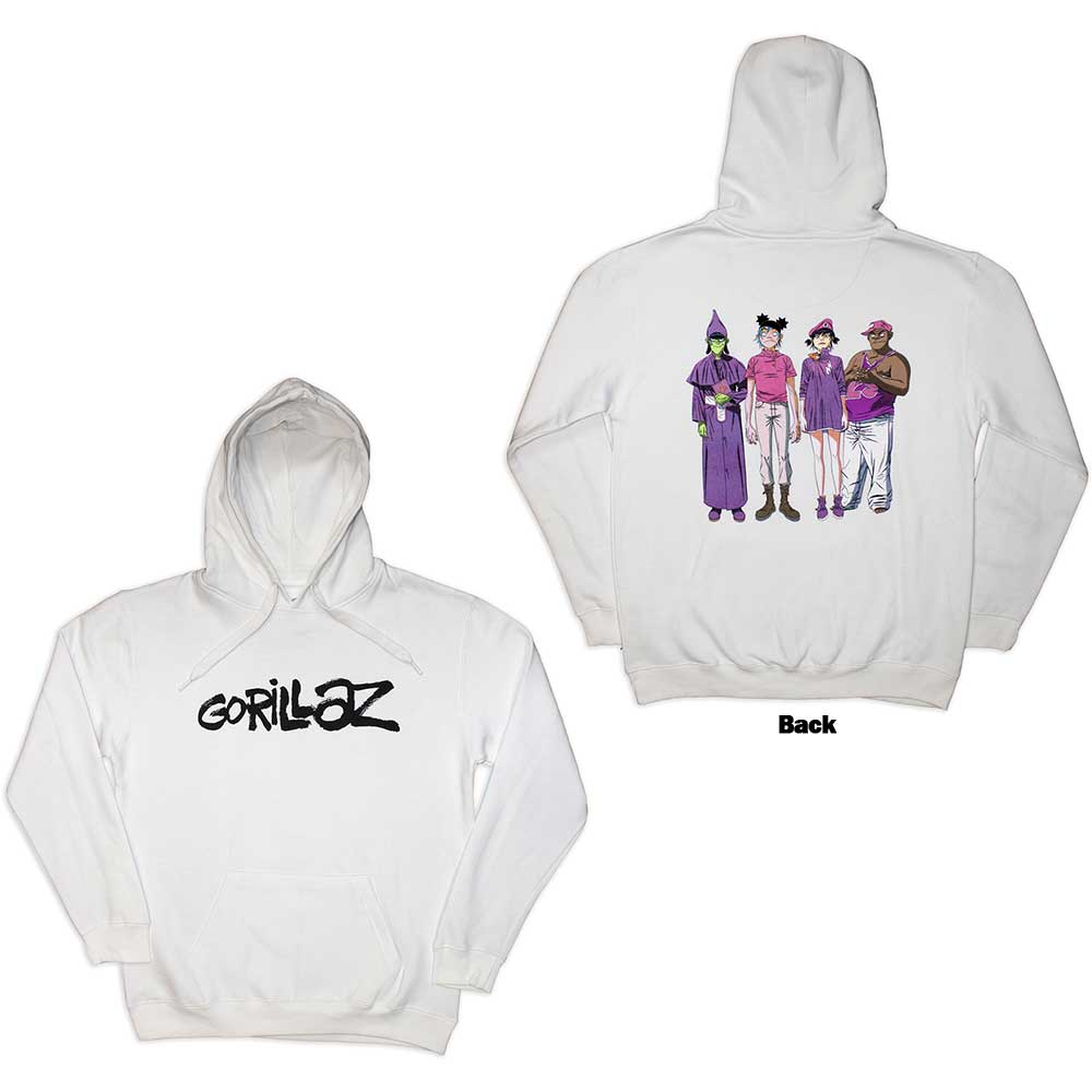 Gorillaz: Cracker Island Pullover Hoodie (Back Print)