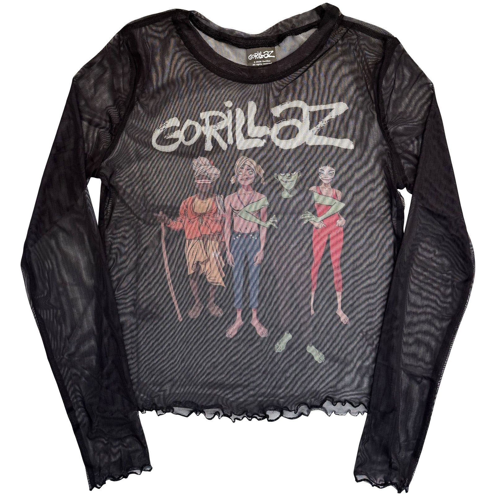 Gorillaz: The Mountain Group Long Sleeve – officielt merchandise
