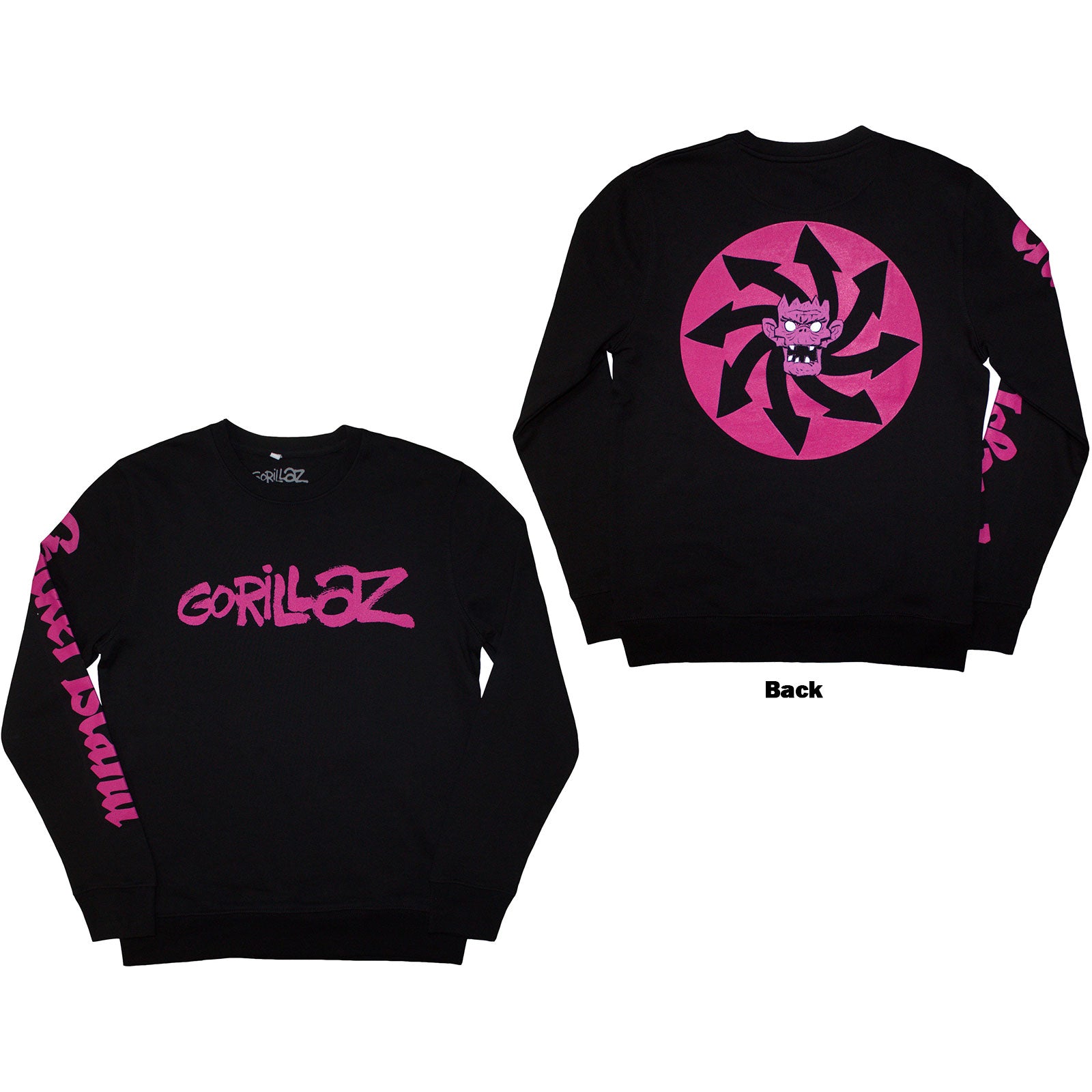 Gorillaz: Craker Island Pazuzu Spiral Sweatshirt