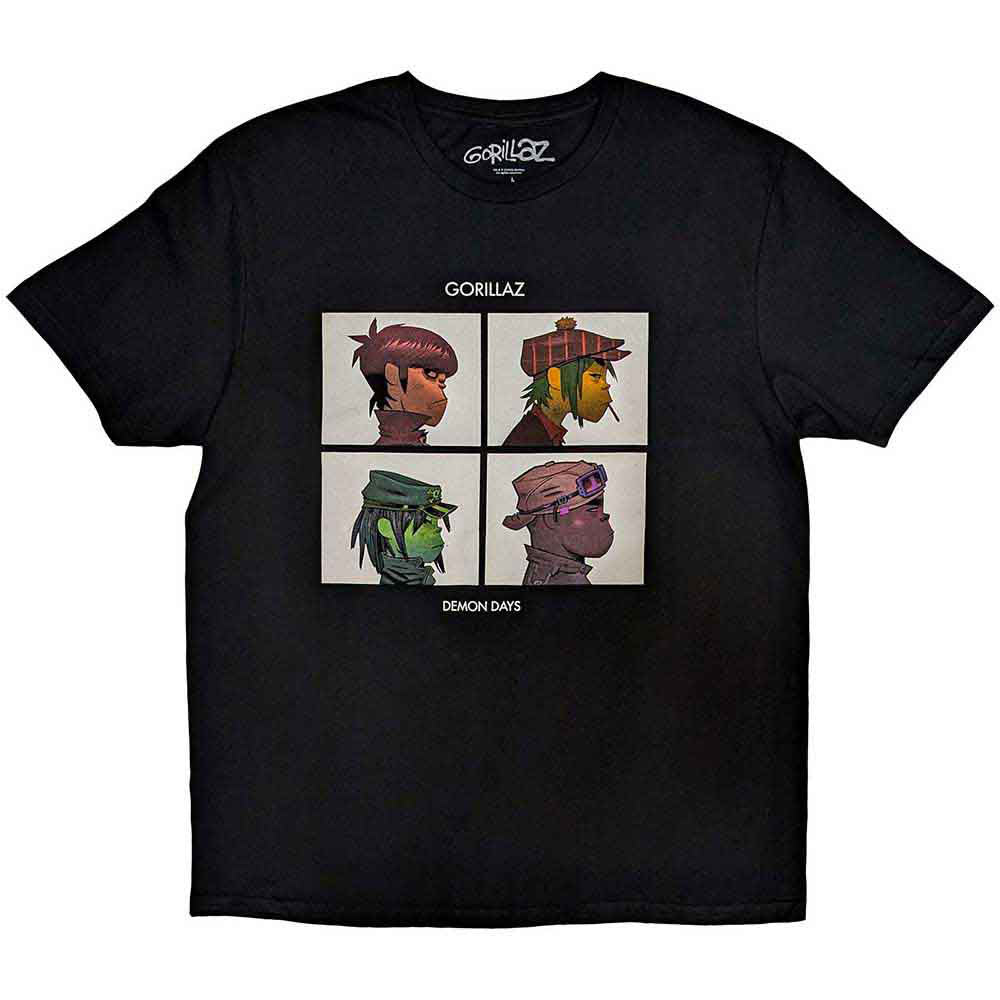 Gorillaz: Demon Days T-shirt – officielt merchandise
